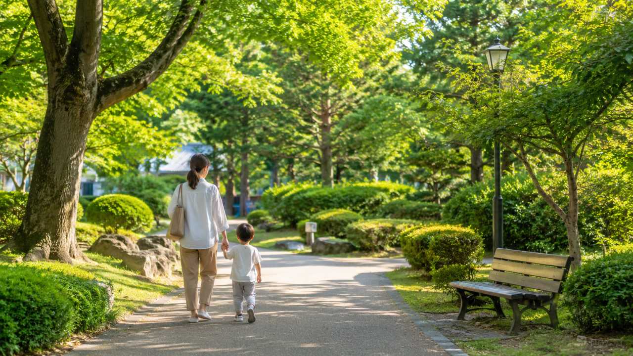 川口市周辺の公園散策イメージ