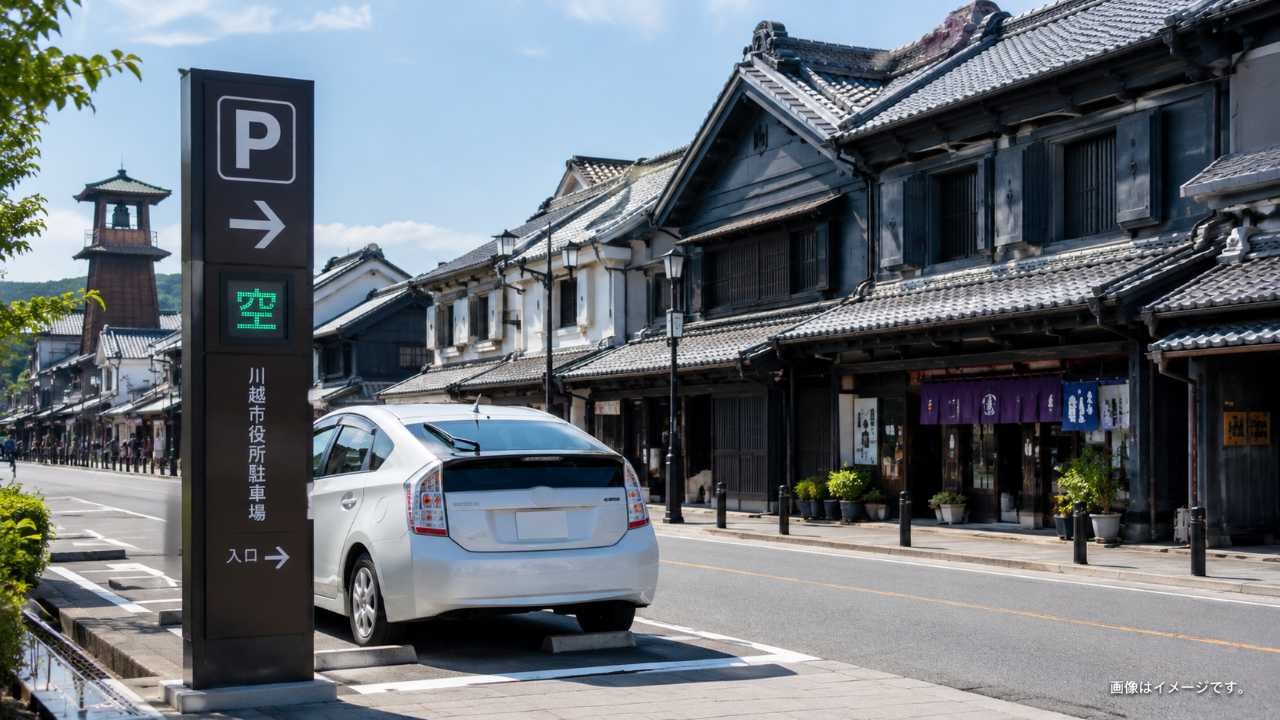 川越 食べ 歩き 駐 車場