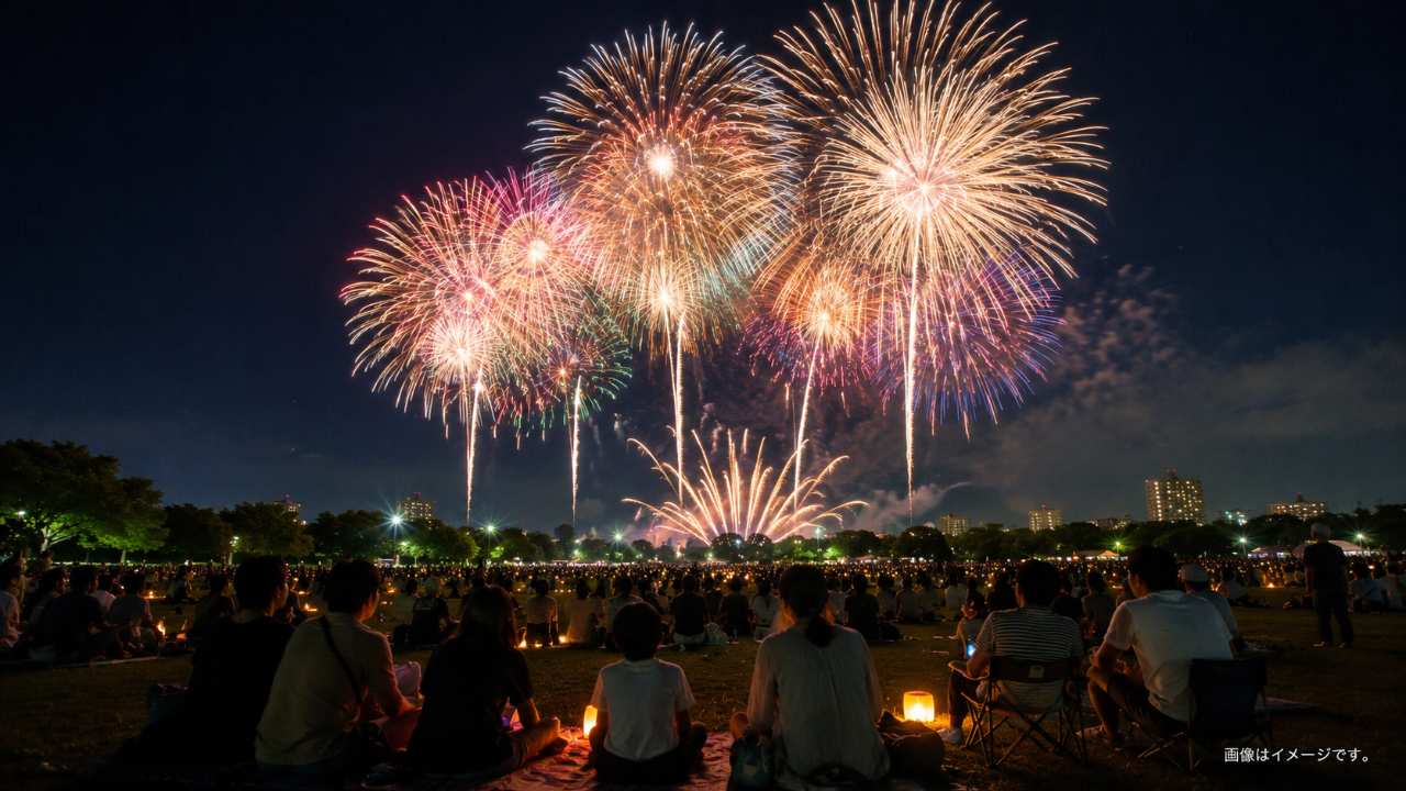 草加 公園 花火 大会