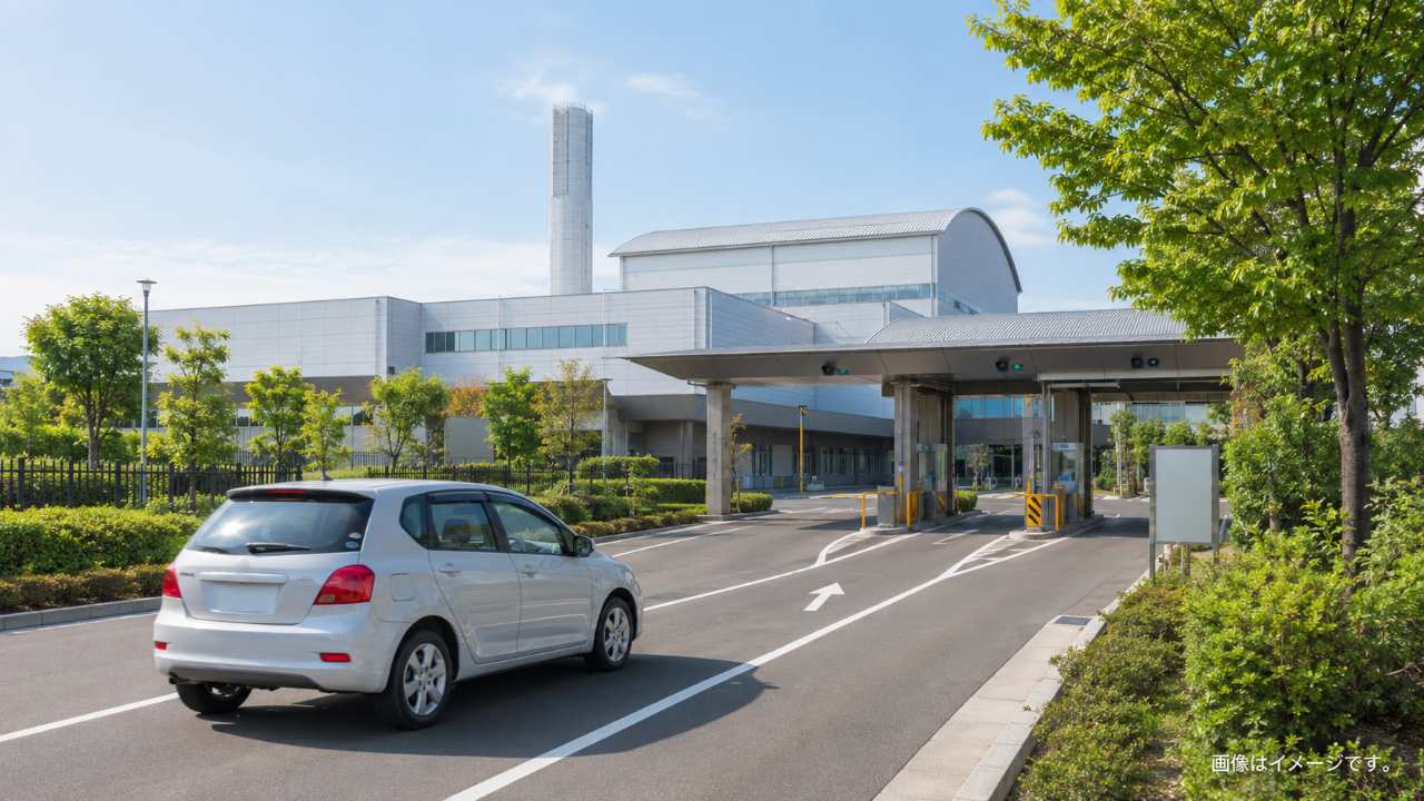 埼玉県川口市の清潔で近代的なごみ処理施設