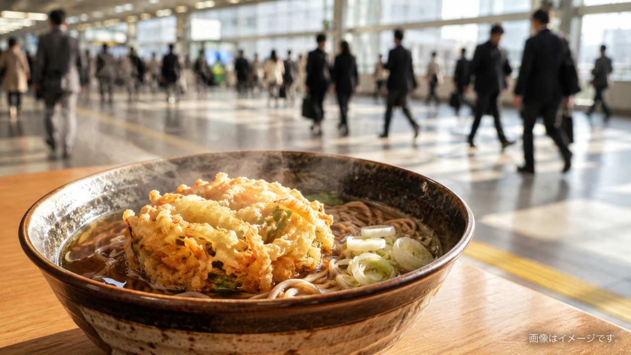 大宮駅の立ち食いそばはどこがおすすめ？構内・改札外の店舗と行き方を比較