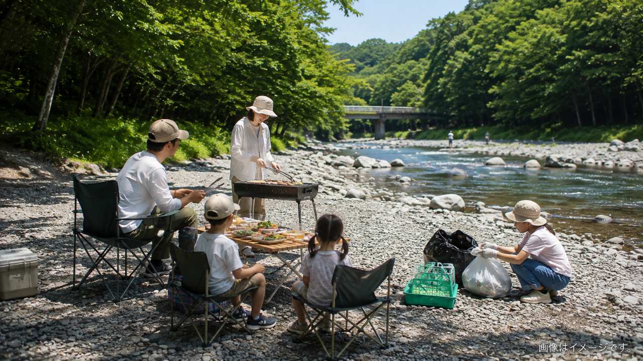 埼玉の山道にある古いトンネルと夜の公園を組み合わせた不穏な風景