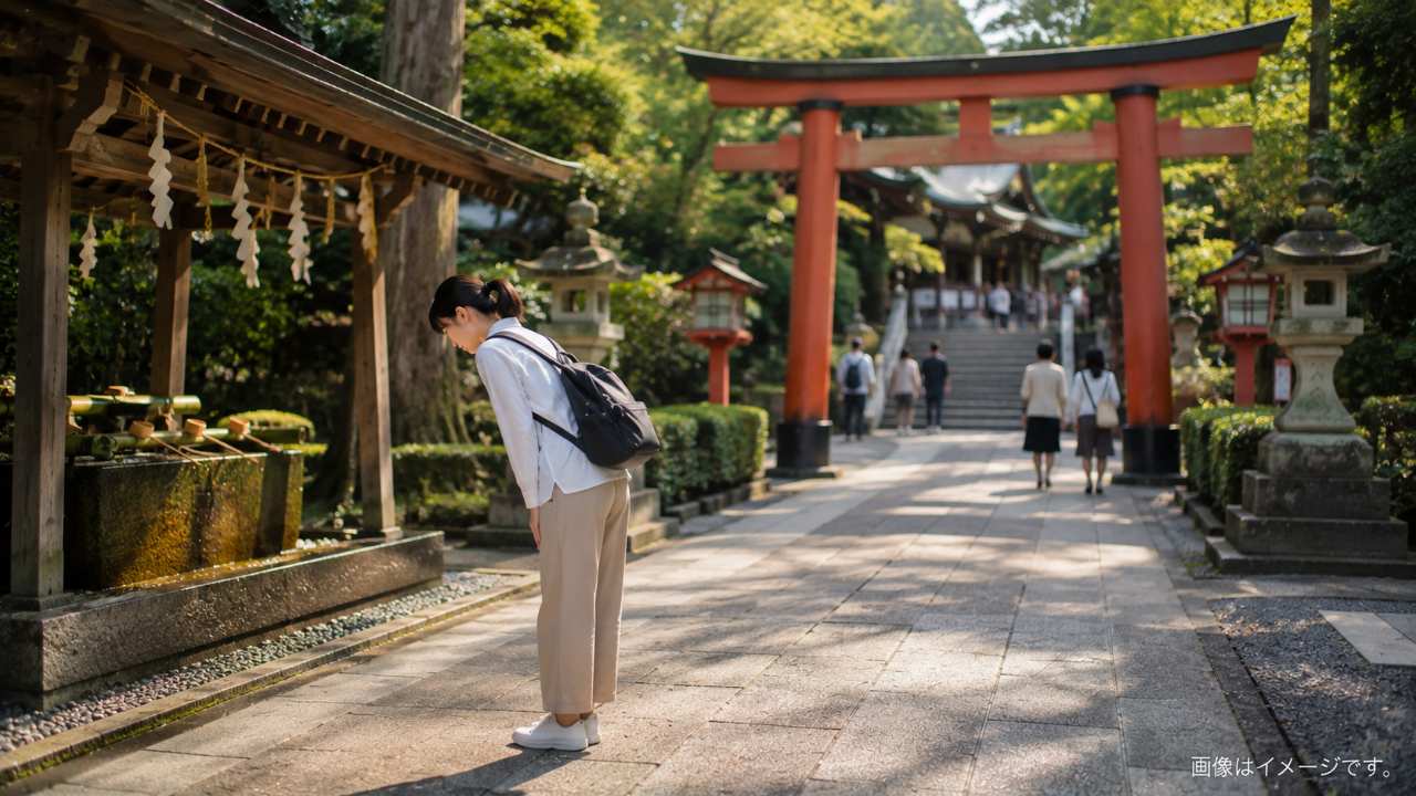 武蔵一宮 氷川神社を中心に埼玉県の代表的な神社の特徴を比べる参拝風景